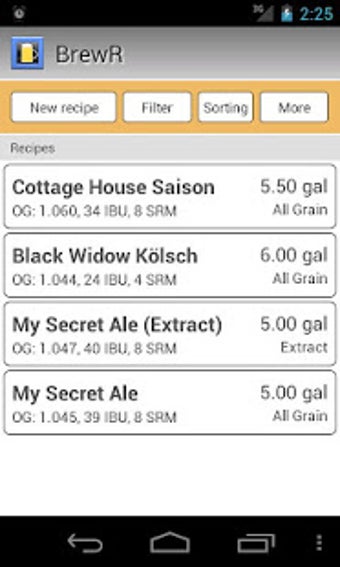 Imagen 2 para BrewR - Beer Recipe Manag…