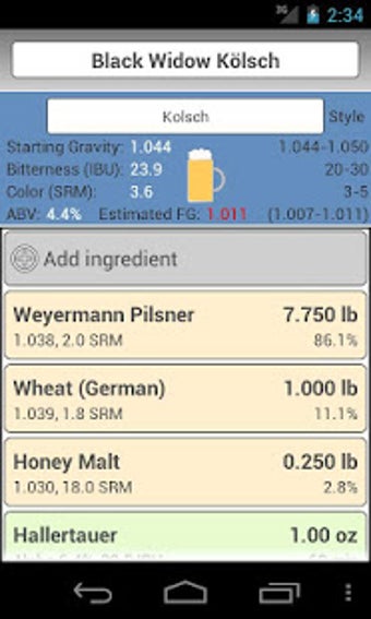 Imagen 1 para BrewR - Beer Recipe Manag…