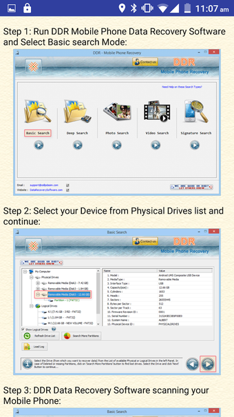 Imagen 3 para Mobile Phone Data Recover…