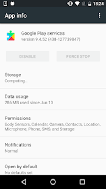 Image 2 for Play Services Information…