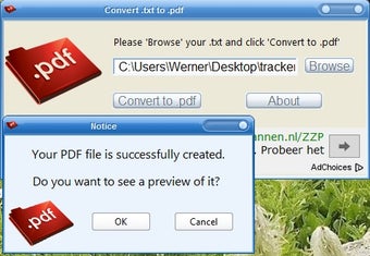 Imagen 0 para Convert TXT to PDF