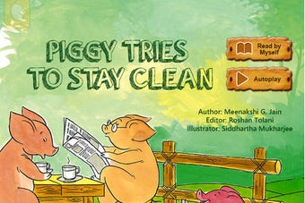 Image 0 for Piggy Tries To Stay Clean…