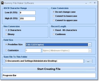 Imagen 0 para Dummy File Maker Software
