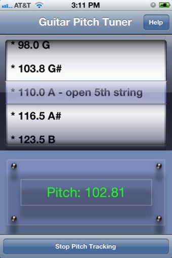 Image 0 for Guitar Pitch Tuner