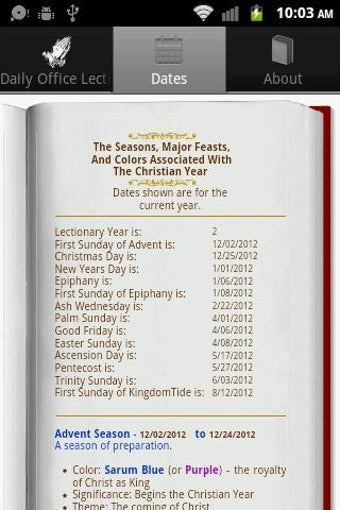 Imagen 2 para Daily Office Lectionary
