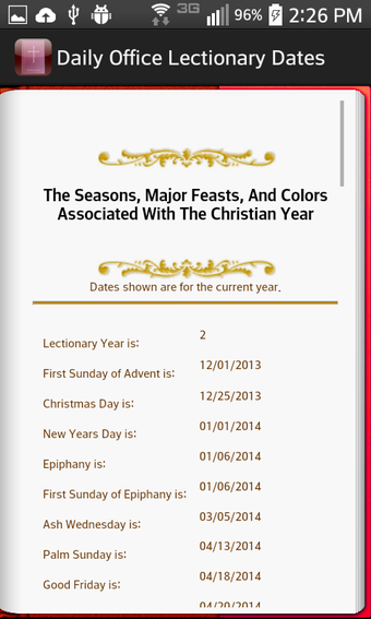 Imagen 6 para Daily Office Lectionary