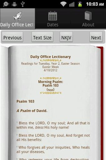 Imagen 4 para Daily Office Lectionary