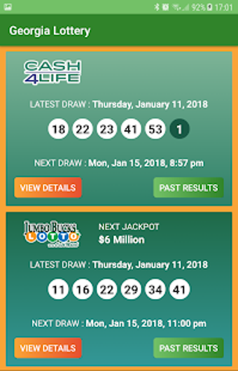 Image 1 for Georgia Lottery Results