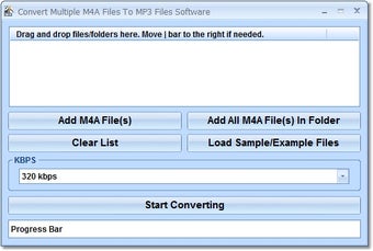 Image 0 for Convert Multiple M4A File…
