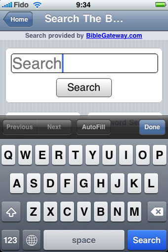 Image 0 for Bible Gateway iPhone Web …