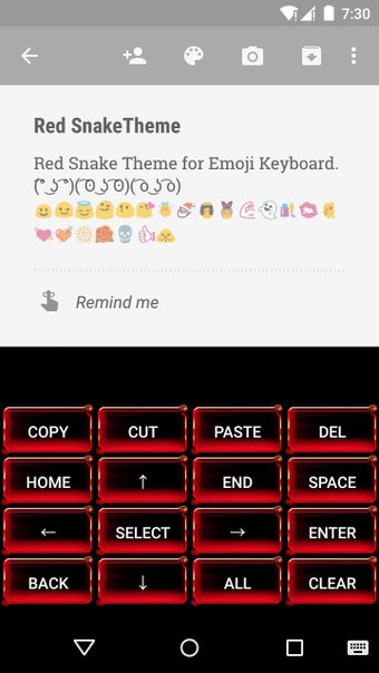 Image 3 for Red Snake Emoji Keyboard …