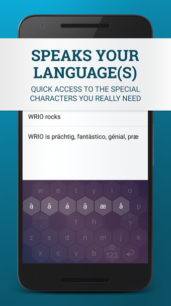 Imagen 1 para WRIO Keyboard for Android