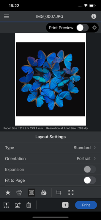 Image 1 for Epson Print Layout