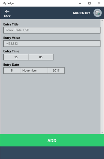 Image 0 for My Ledger for Windows 10