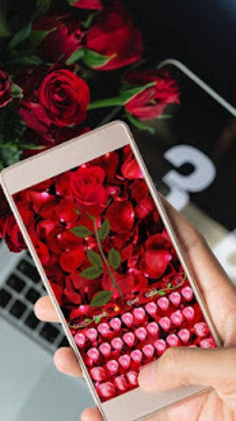 Image 0 for Rose petal keyboard
