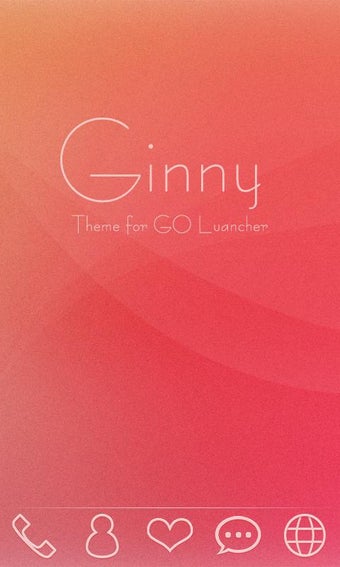 Imagen 1 para Ginny GO Launcher Theme