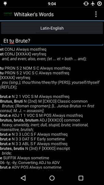 Imagen 1 para Whitaker's Words