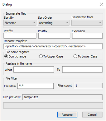 Imagen 0 para Easy File Rename