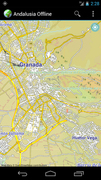 Imagen 3 para Offline Map Andalusia, Sp…