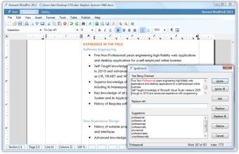 Imagen 0 para Element WordPro 2011