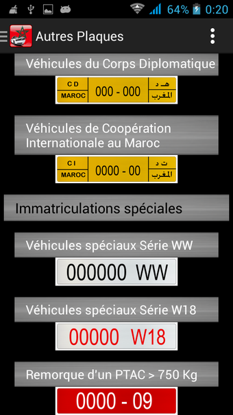 Image 1 for Plaque d'immatriculation …
