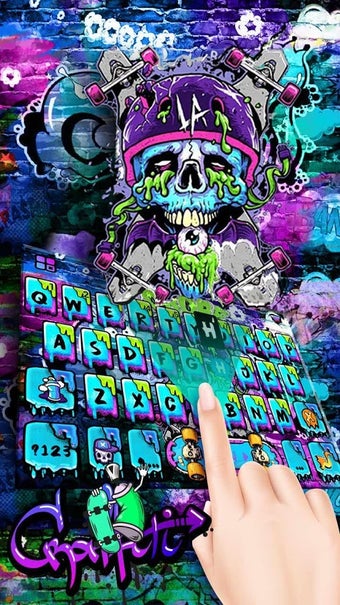Imagen 3 para Skate Graffiti Keyboard T…