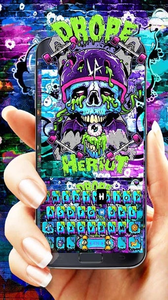 Imagen 1 para Skate Graffiti Keyboard T…