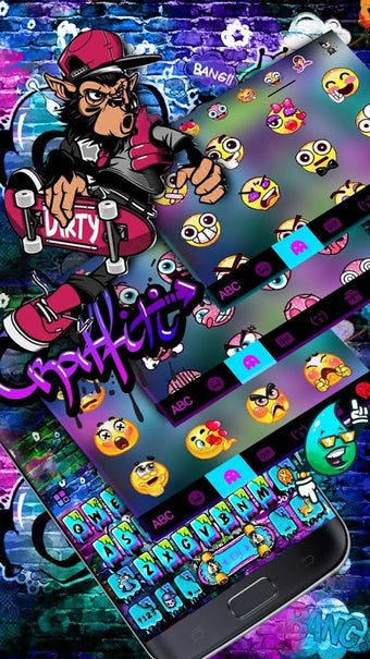 Imagen 0 para Skate Graffiti Keyboard T…
