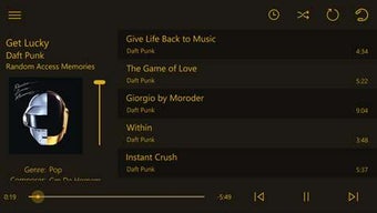 Imagen 2 para Loco music player for Win…