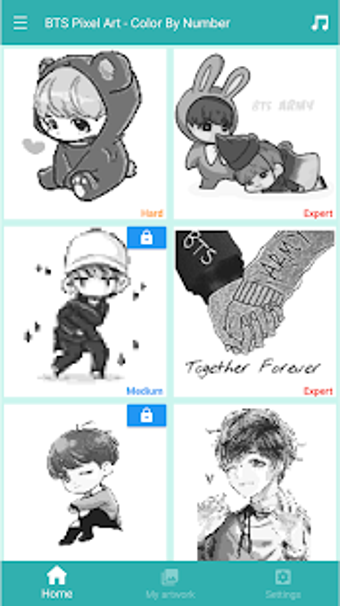 Imagen 1 para BTS Pixel Art - Free Pain…