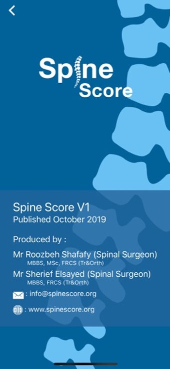 Image 1 for Spine Score
