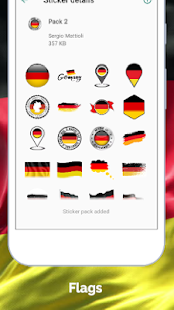 Image 3 for Stickers of Germany for W…