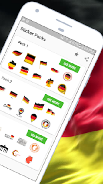 Image 2 for Stickers of Germany for W…