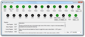 Image 0 for Parallel Port Tester