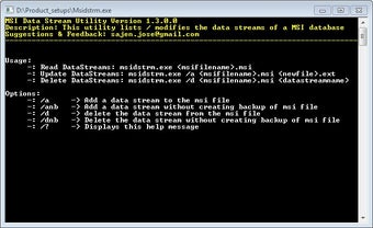 Image 0 for MSI Data Stream Utility