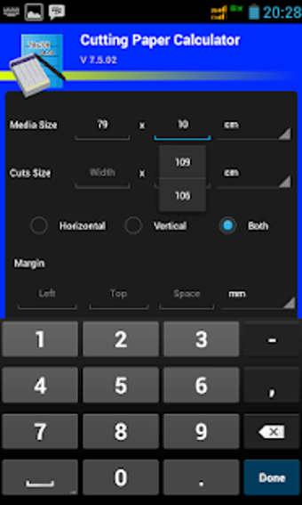 Image 0 for Cutting Paper Calculator