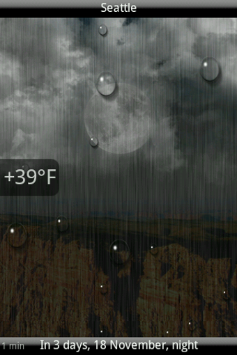 Imagen 1 para Animated Weather Free
