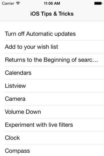 Imagen 0 para Tips and Tricks for iOS