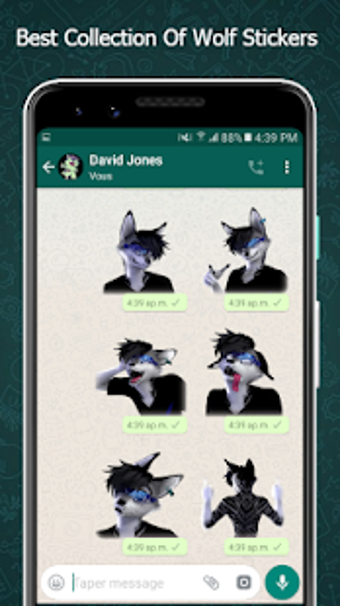 Imagen 0 para Wolf Stickers For Whatsap…