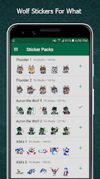 Imagen 3 para Wolf Stickers For Whatsap…