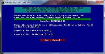 Image 0 for Convert Tables