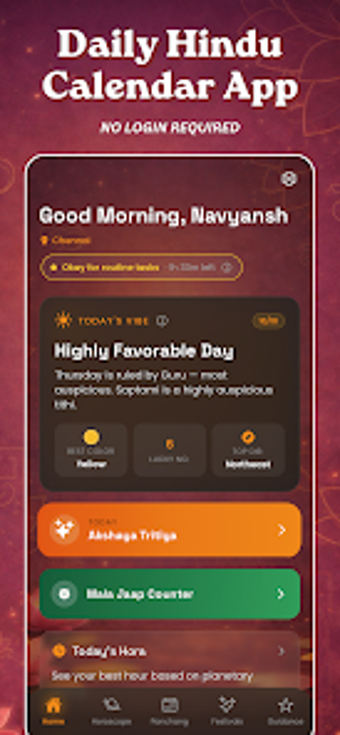 Image 0 for Vedic Flow Hindu Calendar…