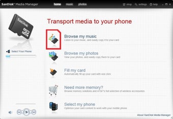 Image 0 for SanDisk Media Manager