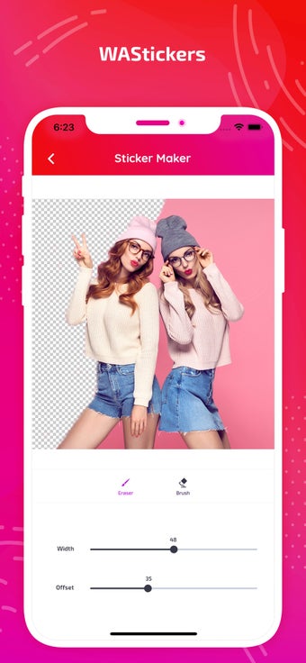 Imagen 1 para Custom Sticker Maker-WASt…