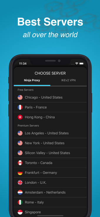 Imagen 2 para Ninja VPN - Proxy Unlimit…