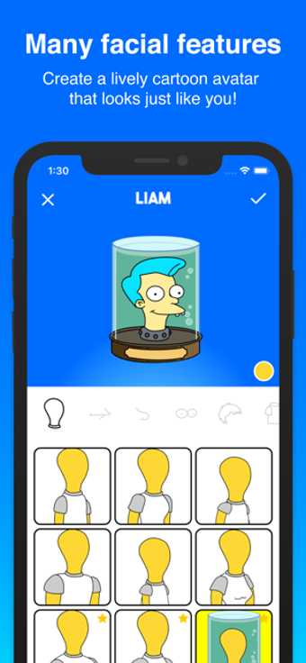 Image 1 for Yellow Avatar Face Maker