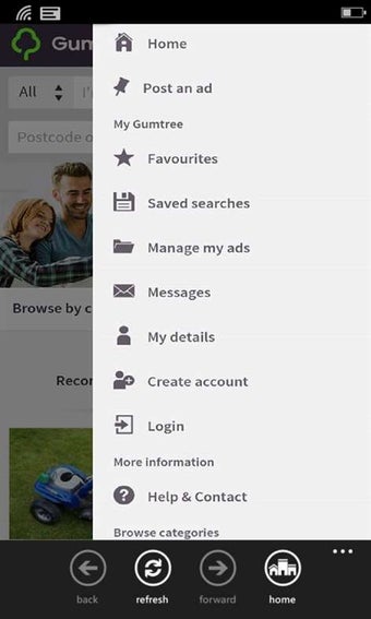 Imagen 0 para Gumtree App for Windows 1…