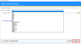 Image 0 for Advik Yandex Backup