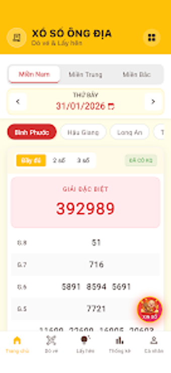 Imagen 0 para Xổ Số Ông Địa: Dò Vé  KQX…