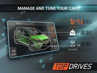 Imagen 1 para Top Drives - Car Cards Ra…